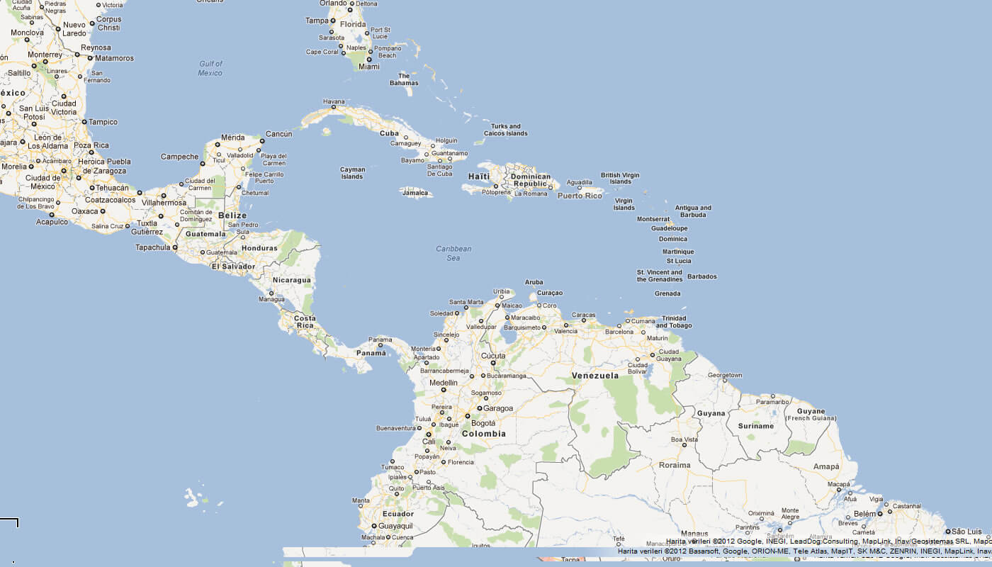 karte von Puerto Rico karibik meer